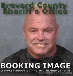 Mugshot of George Francis Allen booked in Brevard County, Florida on September 1, 2026