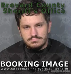 Mugshot of Cameron R Cipolla booked in Brevard County, Florida on September 1, 2026