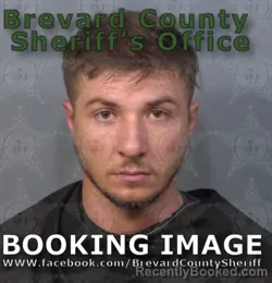 Mugshot of Connor Alex Michael Burk booked in Brevard County, Florida on September 2, 2026