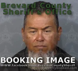 Mugshot of Albert Henry Alvarez booked in Brevard County, Florida on September 2, 2026