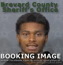 Mugshot of Exzaviar Isaiah David booked in Brevard County, Florida on September 2, 2026