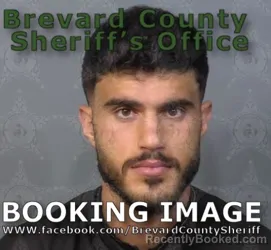 Mugshot of Ohad Adjami booked in Brevard County, Florida on September 2, 2026