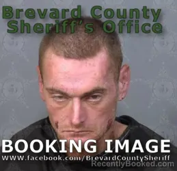 Mugshot of Adam David Merriman booked in Brevard County, Florida on September 2, 2026