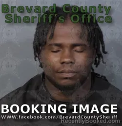 Mugshot of Juvoney Ockeem Williams booked in Brevard County, Florida on September 2, 2026