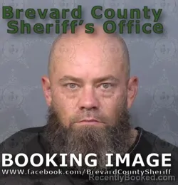 Mugshot of Shaun David Lowe booked in Brevard County, Florida on September 3, 2026