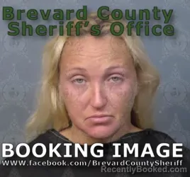 Mugshot of Jenna Rae Tanner booked in Brevard County, Florida on September 3, 2026