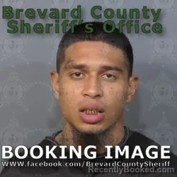Mugshot of Jaden Isaiah Gragg booked in Brevard County, Florida on September 4, 2026