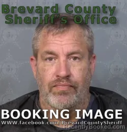 Mugshot of Christopher Thomas Saari booked in Brevard County, Florida on September 4, 2026