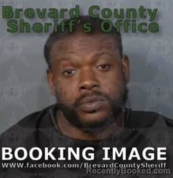Mugshot of Brandon Bernell Brown booked in Brevard County, Florida on September 4, 2026