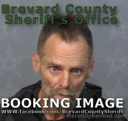 Mugshot of Kip Joel Manzoli booked in Brevard County, Florida on September 4, 2026