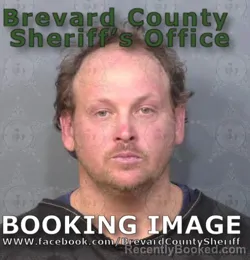 Booking photo from Brevard County, Florida