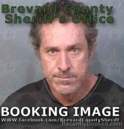 Booking photo from Brevard County, Florida