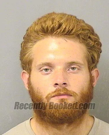 Booking photo from Palm Beach County, Florida