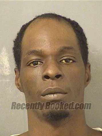 Booking photo from Palm Beach County, Florida