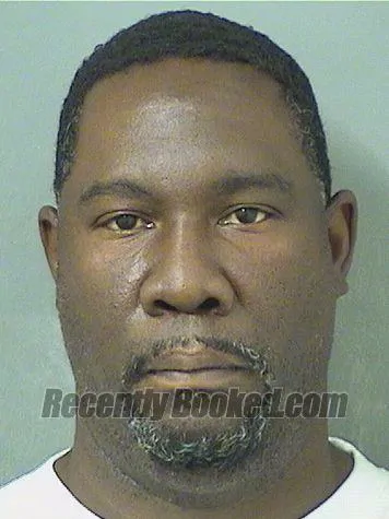 Booking photo from Palm Beach County, Florida