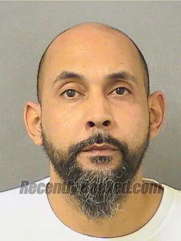 Booking photo from Palm Beach County, Florida