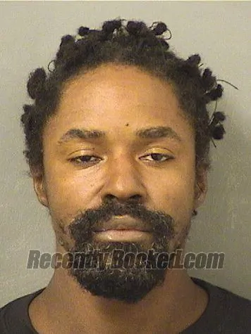 Booking photo from Palm Beach County, Florida