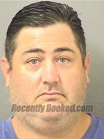 Booking photo from Palm Beach County, Florida