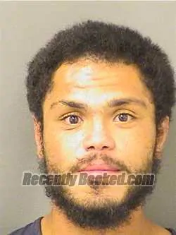 Booking photo from Palm Beach County, Florida