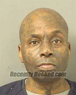 Booking photo from Palm Beach County, Florida
