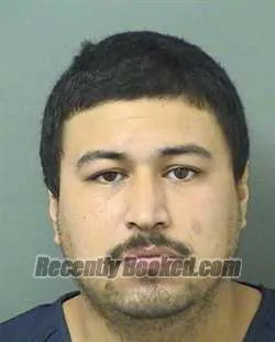 Booking photo from Palm Beach County, Florida