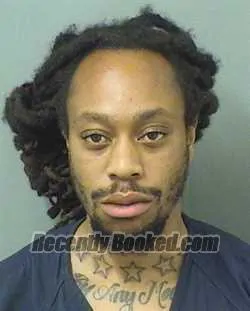 Booking photo from Palm Beach County, Florida