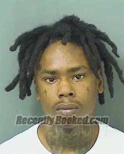 Booking photo from Palm Beach County, Florida