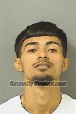 Booking photo from Palm Beach County, Florida