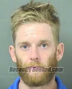 Booking photo from Palm Beach County, Florida