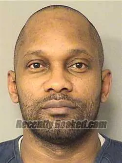 Booking photo from Palm Beach County, Florida