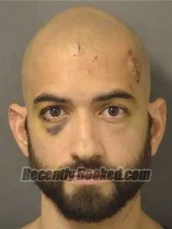 Booking photo from Palm Beach County, Florida