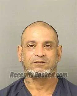 Booking photo from Palm Beach County, Florida
