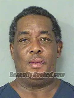 Booking photo from Palm Beach County, Florida