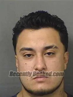 Booking photo from Palm Beach County, Florida