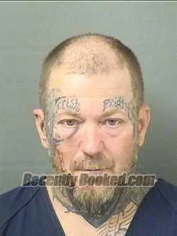Booking photo from Palm Beach County, Florida