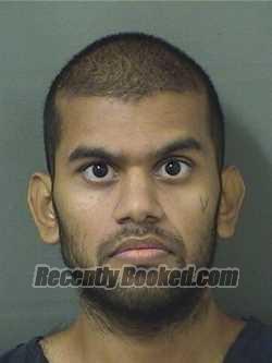 Booking photo from Palm Beach County, Florida