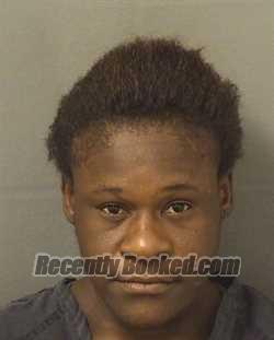 Booking photo from Palm Beach County, Florida
