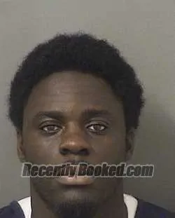 Booking photo from Palm Beach County, Florida