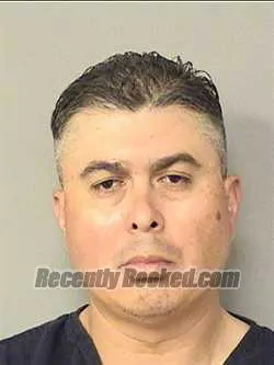 Booking photo from Palm Beach County, Florida