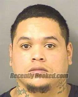 Booking photo from Palm Beach County, Florida