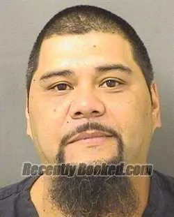 Booking photo from Palm Beach County, Florida