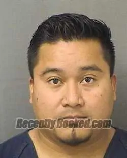 Booking photo from Palm Beach County, Florida