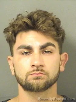 Booking photo from Palm Beach County, Florida