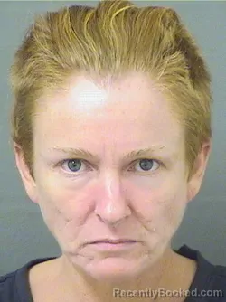 Booking photo from Palm Beach County, Florida