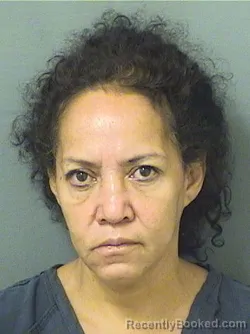 Booking photo from Palm Beach County, Florida