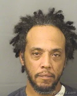 Booking photo from Palm Beach County, Florida