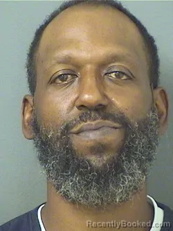 Booking photo from Palm Beach County, Florida
