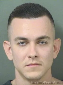 Booking photo from Palm Beach County, Florida