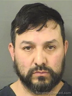 Booking photo from Palm Beach County, Florida