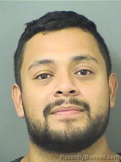 Booking photo from Palm Beach County, Florida